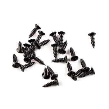 Imagem de Parafuso Suporte Jack H9205_00 para Guitarra e Baixo com Fixação em Aço Preto Spirit 24 Unidades