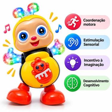 Imagem de Abelha Musical com Movimento e Luzes Brinquedo Infantil - Brinquedo In