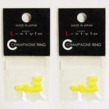 Imagem de LSTYLE Acessório de voo de dardo: inserções de anel de champanhe para voos de dardos PRO - Amarelo