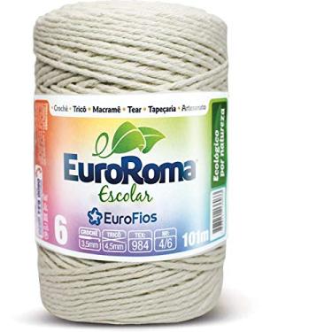 Imagem de Euroroma E180.6/100, Barbante Cru 4/6 Fios Rolo, Multicolor, pacote de 6