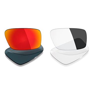 Imagem de 2 pares de lentes polarizadas de substituição da Mryok para óculos de sol Oakley Twitch – Opções