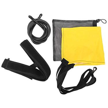 Imagem de VGEBY Cinto de natação para atividades ao ar livre, coleira de treinamento de natação para treinamento de resistência estacionária com paraquedas de arraste e cordão elástico (#1)