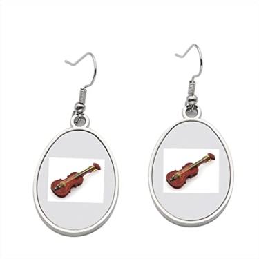 Imagem de Brinco de violino - Brincos pendurados para meninas - Presente de festa de aniversário dos namorados