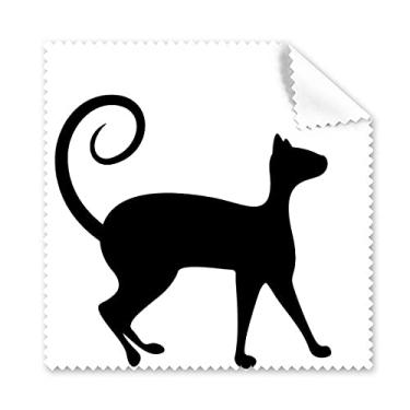 Imagem de Pet Lover limpador de óculos de limpeza com desenho de animal de gato preto 5 peças