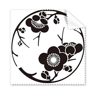 Imagem de Japan Culture – Pano de limpeza Sakura preto, 5 peças