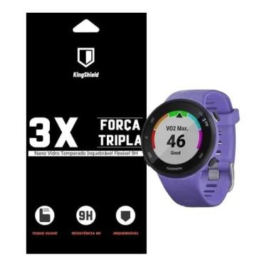 Imagem de Película Para Garmin Forerunner 45/45s/55 Kingshield Nano Vidro (1x Unid)
