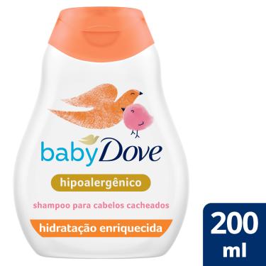 Imagem de Shampoo Hidratação Dove Baby com Óleo de Coco para Cabelo Cacheado Frasco 200ml Baby Dove 200ml