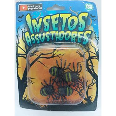 Imagem de Kit De Aranhas E Baratas De Brinquedo Infantil, Ark Toys