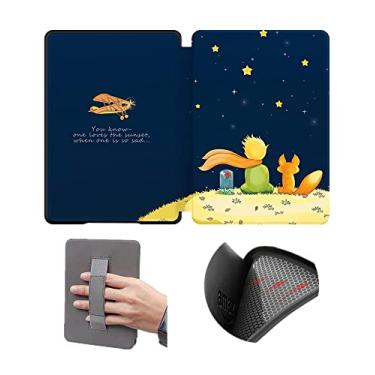 Imagem de Capa macia para Kindle Basic (apenas para 10ª geração de 2019, modelo J9G29R) com Auto Wake/Sleep, capa de silicone com design de alça de mão