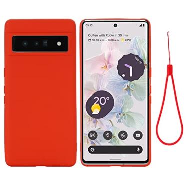 Imagem de For Google Pixel 7 Pro Pure Color Liquid Silicone Shockproof Phone Case
