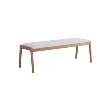 Imagem de Banco de Madeira 3 Lugares Naomi Oppa Design - Bege