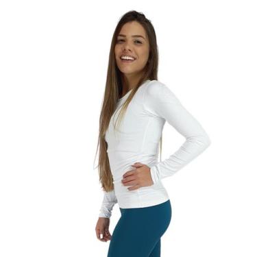 Imagem de Segunda Pele Evolution Dry Villa Sports Feminina Branco Branco