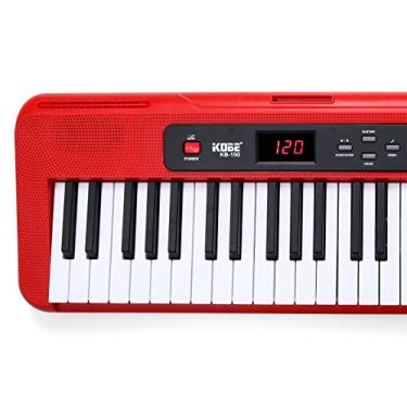 Imagem de Teclado Musical Kobe KB-150 RD Vermelho 61 Teclas Com Fonte