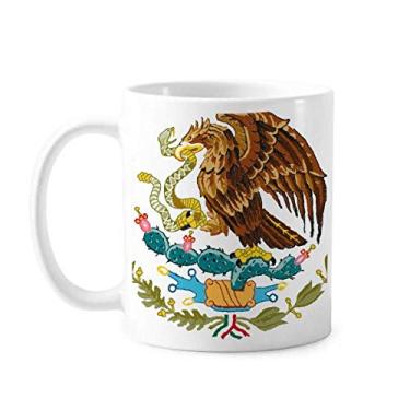 Imagem de Caneca Country Emblem Nacional do México Cerâmica Copo de Café Porcelana Utensílios de Mesa