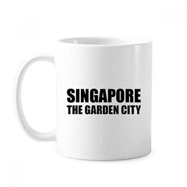 Imagem de Caneca Singapore The Garden City cerâmica cerâmica xícara de café porcelana louça