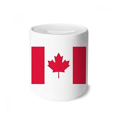 Imagem de DIYthinker Canada National Flag North America Country Money Box Saving Banks Ceramic Coin Case Kids Adults