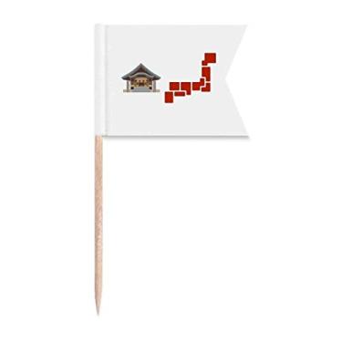 Imagem de Building Tokyo símbolos japoneses para palito de banho, marcação de rotulagem para bolo de festa, prato de queijo