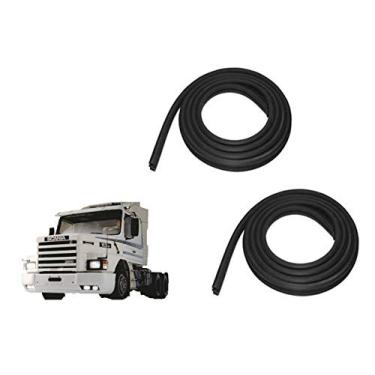 Imagem de PAR BORRACHA PORTA EXTERNA SEM ABA DIREITA ESQUERDA PARA SCANIA