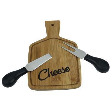 Imagem de Jogo para Queijo Dynasty em Bambu - 3 Peças