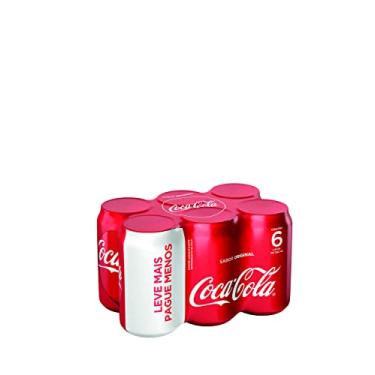 Imagem de Pack de Coca-Cola Lata 350ML 6 unidades