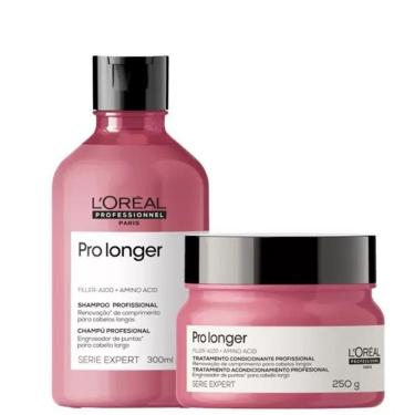 Imagem de Kit Loreal Pro Longer Shampoo + Máscara