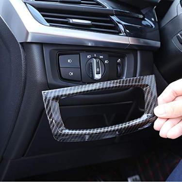 Imagem de JIERS Para BMW X5 E70 2014-2018, ABS Carro Interior Interruptor Decoração Moldura Acessórios Direção Mão Esquerda