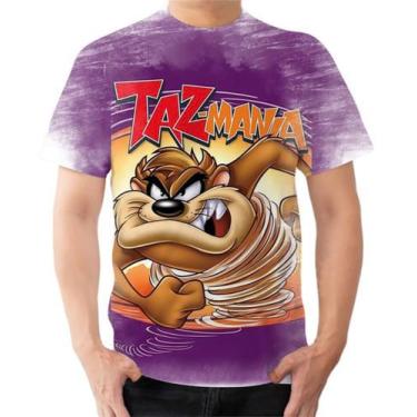 Imagem de Camisa Camiseta Personalizada Taz Mania Desenho Cartoon 9 - Estilo Kra