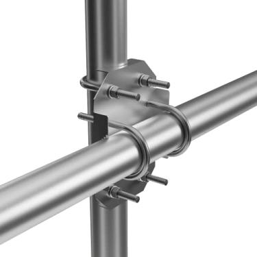 Imagem de Proxicast X-Boom Kit de suporte de antena MIMO para tubos OD de 3,17 cm a 5,08 cm – Inclui placa de ângulo reto resistente e ferragens de montagem