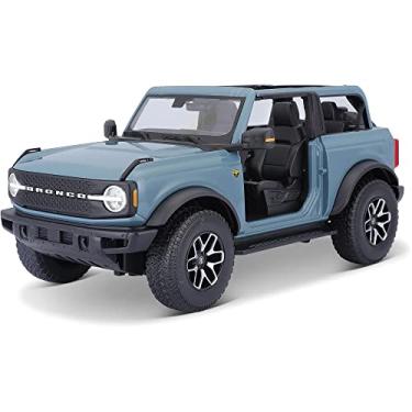 Imagem de Maisto Diecast Cars Carro modelo Ford Bronco Badlands Blue edi o especial 1/18 fundido 2021 da Maisto 31457