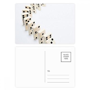 Imagem de Conjunto de cartões postais para jogos de fotos Domino Pai Gow Cartão de felicitações de aniversário