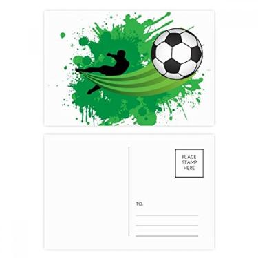 Imagem de Conjunto de cartões postais de futebol americano Fly Football Sports Cartão de felicitações