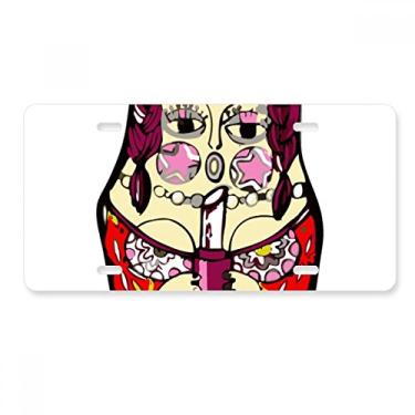 Imagem de DIYthinker Rússia Russa Bonecas Russas Placa de Carro Decoração de Carro Acessório de Aço Inoxidável