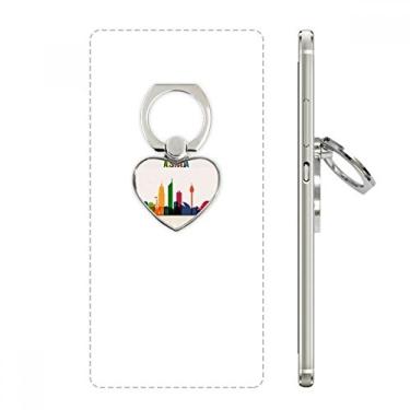 Imagem de Suporte de anel de telefone com desenho de arranha-céus da cidade da Austrália, suporte universal