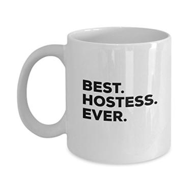 Imagem de Caneca de café Hostess – Presentes para mulheres e homens – Ideias para sacos de presente, conjunto de cesta – chá de bebê, casamento, casamento, Natal, churrasco, 4 de julho – por