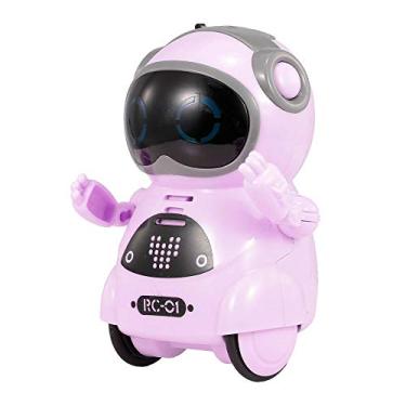 Imagem de Miaoqian 939A Pocket Robot Talking Diálogo Interativo Registro de Reconhecimento de Voz Cantando Dançando Contando História Mini Robô Brinquedo