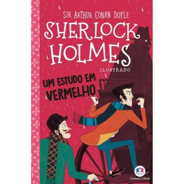 Imagem de Sherlock Holmes ilustrado - Um estudo em vermelho