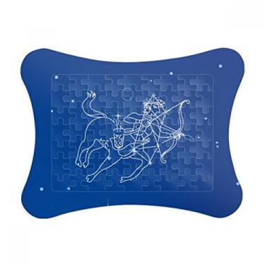 Imagem de Moldura de quebra-cabeça com estampa de constelação de Sagitário do universo Star