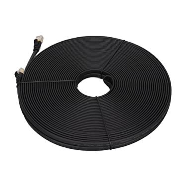 Imagem de Cabo de Internet de Alta Velocidade, Cabo Ethernet Cat8 40 Gbps Taxa De transmissão Alta força 2000Mhz Resistência a Intempéries para Roteador para PS3 para PC (30m)