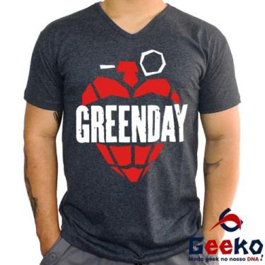 Imagem de Camiseta Green Day 100% Algodão - Punk Rock - Geeko