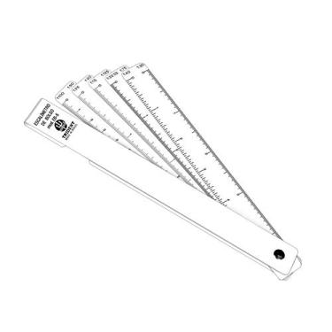 Imagem de Escalímetro de Bolso, Trident, EB-5, Branco, 15 cm