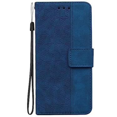 Imagem de HUANGTAOLI Capa de telefone com suporte com fecho magnético para Poco C50, carteira de couro PU slots para cartões capa protetora para telefone para Poco C50