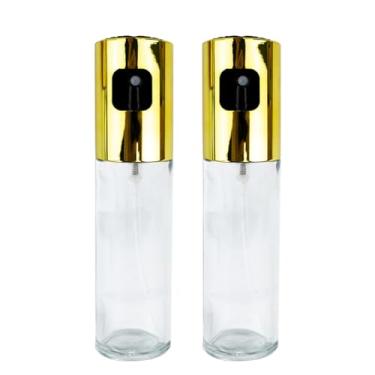 Imagem de Kit 2 Sprays 100ml Borrifador Vidro Azeite Utensílio Cozinha