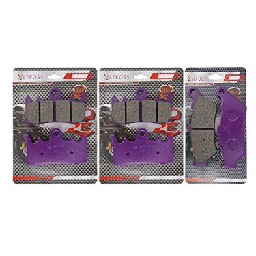 Imagem de Pastilhas de freio dianteiras traseiras de fibra de carbono para motocicleta, peças de reposição compatíveis com/para BMW R 1200 GS Adventure 13-15 R 1200 RT 2014 FA630F FA209R