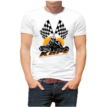 Imagem de Camiseta Camisa Masculina Carro Corrida Kart Piloto - Dogs