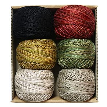 Imagem de Valdani Bola de algodão pérola tamanho 12 109yd 6 cores Berties Year Collection