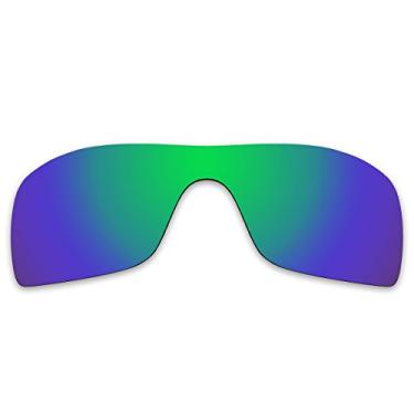 Imagem de Lentes polarizadas de substituição para óculos de sol Oakley Batwolf OO9101, várias cores, Verde, Small