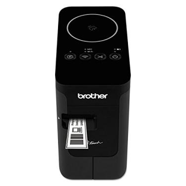 Imagem de Brother P-touch, PTP750W, rotulador sem fio, conectividade NFC, interface USB, impressão de dispositivo móvel, preto