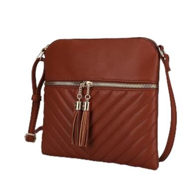 Imagem de MKF Bolsas transversais para mulheres, bolsas e bolsas de mão com borla – Bolsa carteiro lateral, Ursinho marrom