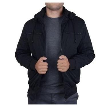 Imagem de Jaqueta Masculina Broken Rules Peluciada Preta - 510087-Masculino