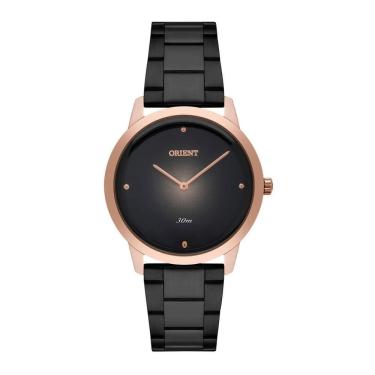 Imagem de Relógio feminino orient rose e preto analógico